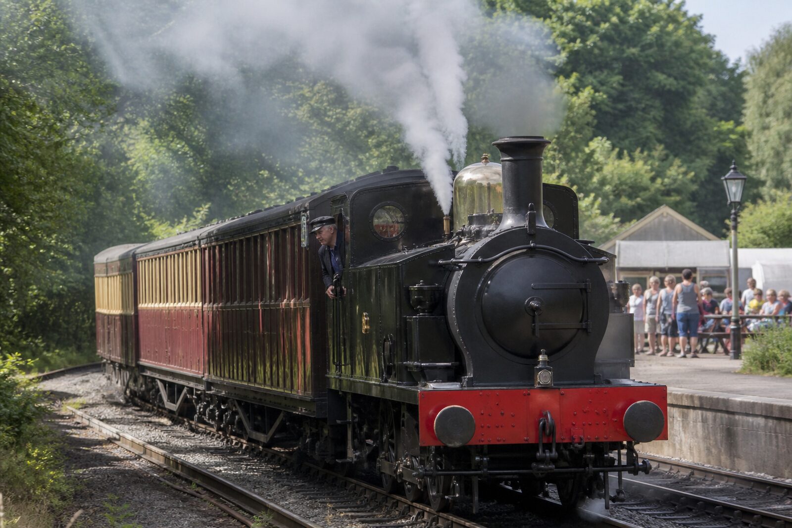 Heritage steam railway nearby